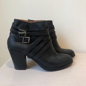 Vince Camuto black booties
